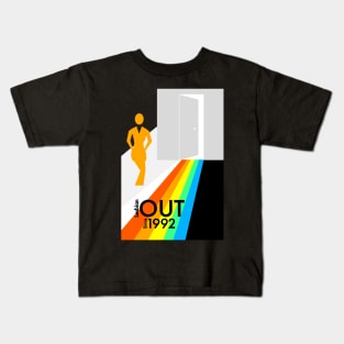 Lesbian out since 1992 Kids T-Shirt